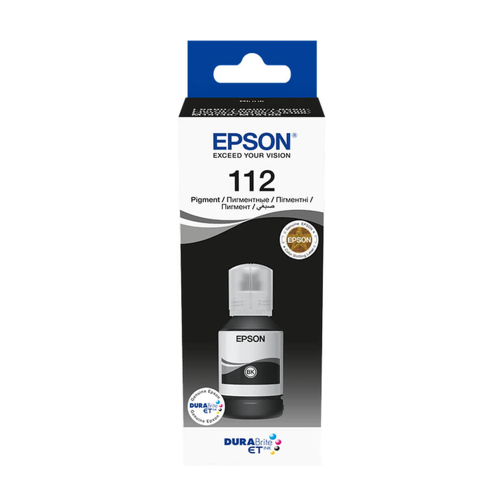 epson printer ecotank pro l15180 ink bottle 112 pigment black