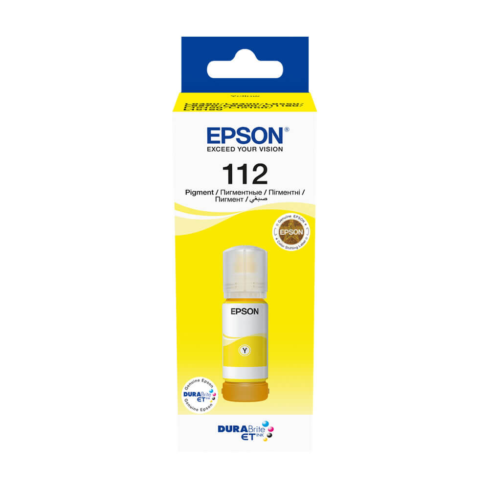 epson printer ecotank pro l15180 ink bottle 112 pigment yellow